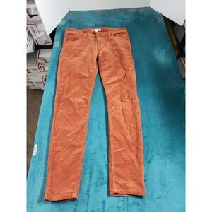 CAbi Jeans Size 6 Womens Brown Stretch Pants Corduroy Ladies Mid Rise Skinny